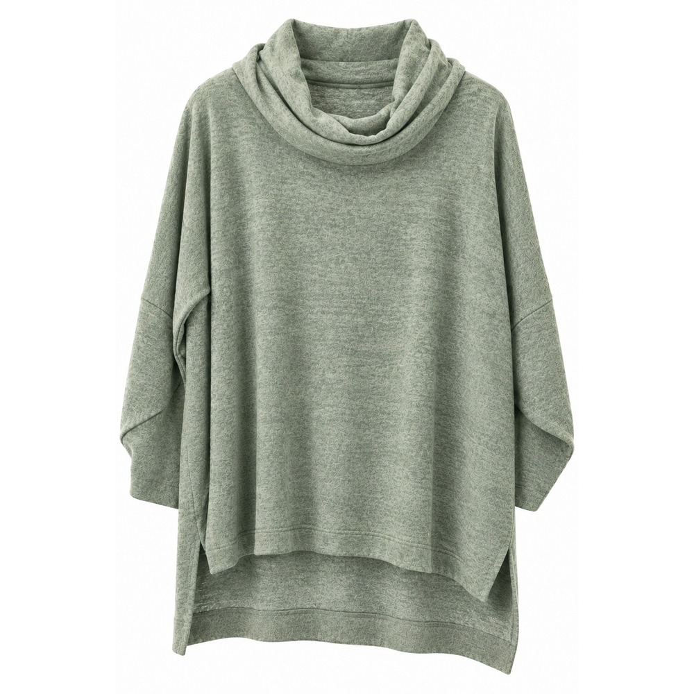 Maeve‎ Light Sage Turtle Neck Tunic Oversized Long Sleeve Anthropologie Women M